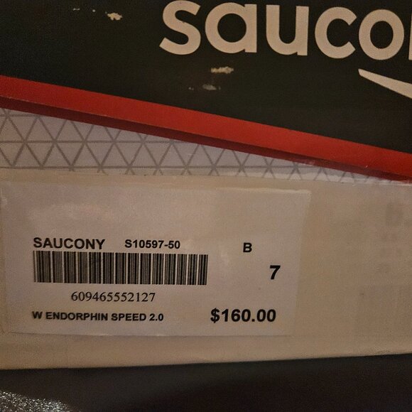 Saucony Endorphin Speed 2 w/Jack rabbit Women size 7 - Picture 3 of 5